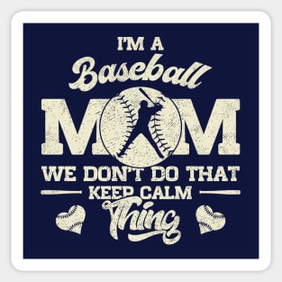 Baseball Mom Sticker